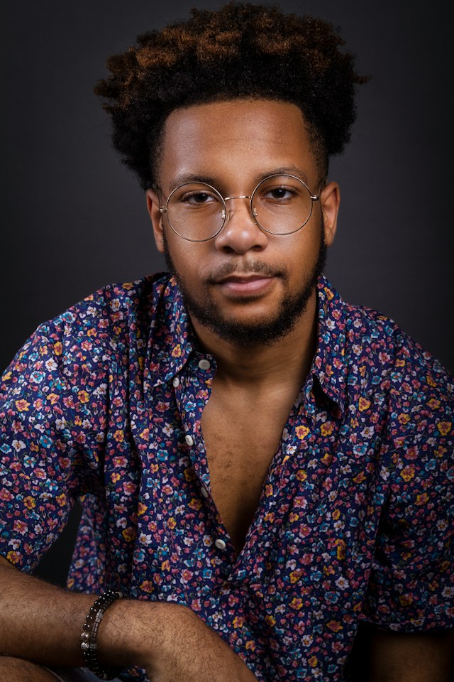 Editorial portrait representing a London ↔ Lagos connection